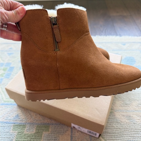 Womens chestnut classic femme zip mini boot size 8 - Picture 2 of 8